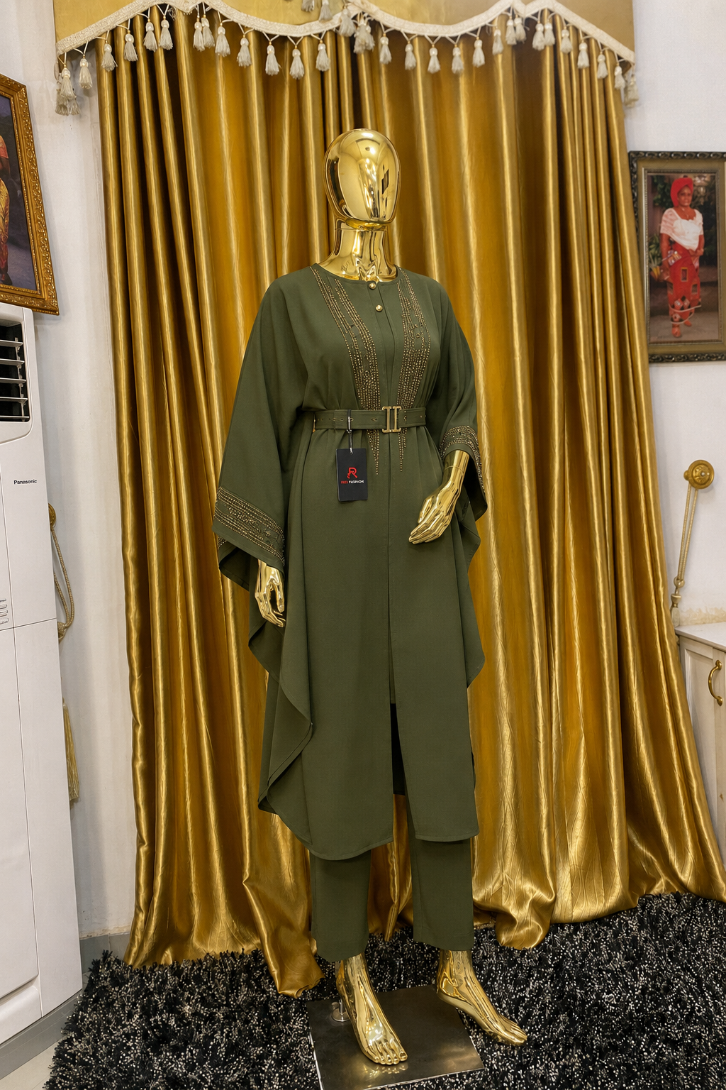 Red Fashion premium Gen Z collection look